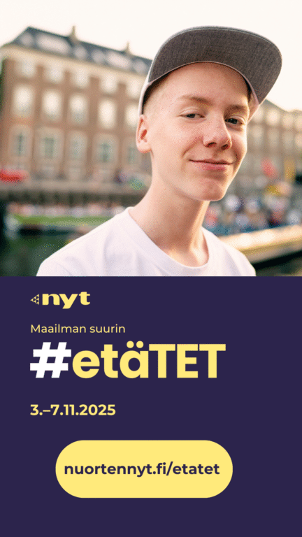 NYT etäTET 2025 Instagram Story mainos